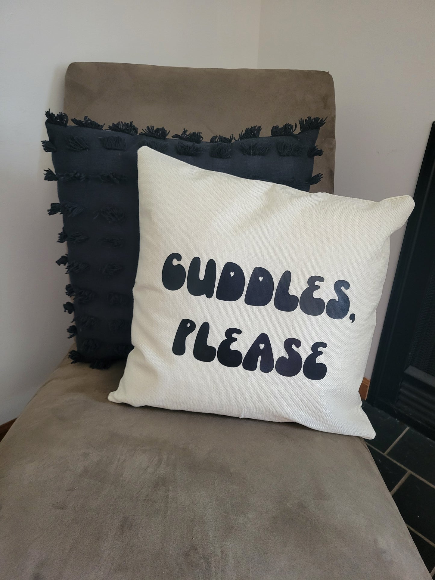 Cuddles Please Throw Pillow